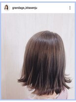 グランアージュ 北千住(grandage)&nbsp;Instagramスタイル