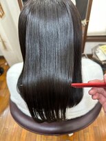 美容室 メザミー MESAMIES&nbsp;髪質改善 縮毛矯正 さらさらストレート黒髪ロングヘア