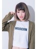 【ご新規様イチオシ】　　デザインカット+透明感ツヤカラー￥8500～
