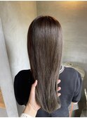 ブリーチなしのオリーブカラー