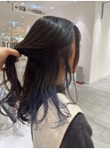 【yuuna】ブルー×インナーカラー