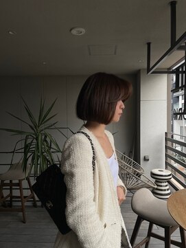 リバレッジ 広尾(Leverage) 海外大人ボブ:Maho Toda