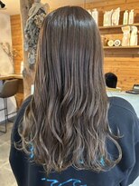 ミルヘアデザイン(mil hair design)&nbsp;ミルクティーベージュダブルカラーグレージュカラーハイライト