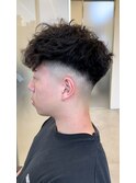 フェード×スペインカール【町田メンズカット】