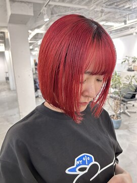 フォト 新宿(foto) ハイトーン×ぷつっとが可愛い♪BOBスタイル【Anzu】