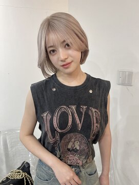 リヴ ウメダ(LIV umeda) くすみベージュ/ブリーチ/ダブルカラー【梅田】