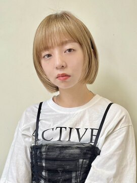 エムスラッシュ 新百合ヶ丘(M.SLASH) 内巻き/ワンカール/透けバング/小顔/ぱっつんボブ/新百合ヶ丘