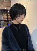 【高城】マッシュショートミニウルフ顔まわりレイヤー