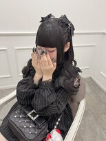【ヘアメ】アクセでも可愛く♪編み上げハーフツイン＊新井
