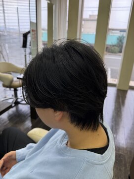 シャルトルーズ(Chart Reuse) センターパート&ニュアンスパーマ