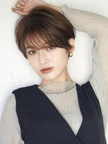 コンティロミー(CONTI ROMMY.) 【20代~50代】小顔フェザーショート☆くすみベージュ髪質改善