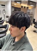 緩めシャドウパーマ