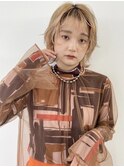 デジタルパーマレイヤーカット顔周り前髪ショートボブ/新宿