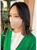 季節の似合わせ春夏インナーカラー×ヘーゼルベージュ
