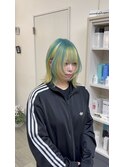 アンブレラ×インナー×ペールカラー