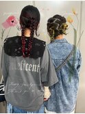 いっしょにおめかし♪ヘアアレンジ