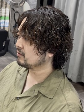 アノ(Ano.) グランジパーマサーフカールメンズカット