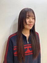 アッド バイ ケーツー(add by K-two)&nbsp;ストレートロング/レッドブラウン