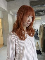 ネアー 新潟(NEER)&nbsp;アプリコットオレンジ/くびれヘア/レイヤーショート［新潟］