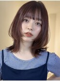 レイヤーボブくびれボブウルフボブショートボブピンクブラウン