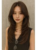 【LE】美髪レイヤー/顔まわりレイヤー/くびれミディアムレイヤー
