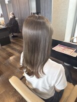スタイル 皆実店(STYLE) オリーブベージュ/グレージュカラー/ミディアム/髪質改善