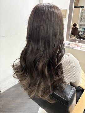 リジョイスヘア(REJOICE hair) 【REJOICE hair】ミルクティーインナーカラー☆GAMO