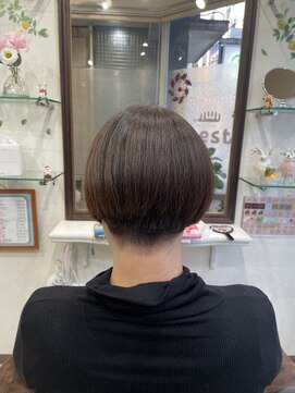 刈り上げボックスボブ