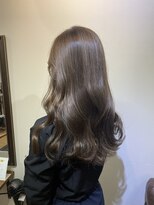 ラック(LUCK)&nbsp;イルミナカラー/髪質改善/船橋/くすみベージュ/細めハイライト