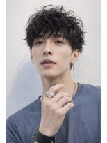 ベル 新宿(Belle) men'shair/センターパート/ツーブロック/シャドウパーマ