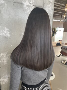 リアン(Lien) グレージュ/ブリーチなし/ダブルカラー/レイヤー/髪質改善