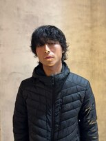 キュー(Cue_) メンズニュアンスマッシュウルフ