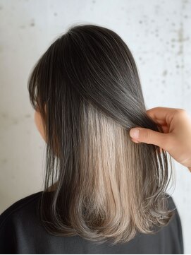 アース 菊名店(HAIR&MAKE EARTH) ブリーチなしカラー◎インナーカラー/レイヤーボブ/小顔