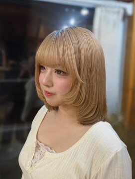 アフターニュース 新潟(afternews) ミルクティーブロンド/ダブルカラー/ケアブリーチ/髪質改善/駅南