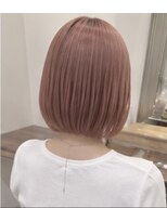 アッシュ 桜新町店(Ash)&nbsp;ピンクベージュボブ