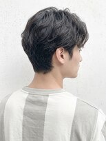 グルーミングサロン バーバー キャッスル 北浦和西口(Grooming salon Barber Castle)&nbsp;無造作アッシュブラック爽やかビジネス毛流れマッシュ20代30代p1