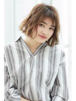 春にオススメ！とろみ切りっぱなしボブ