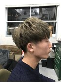 fadeツーブロック×レイヤーマッシュ×ハイトーン