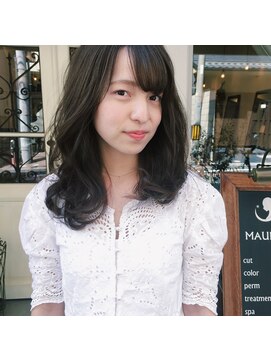 マウロア(MAULOA) “ layer long ラベンダーグレージュ ” 鈴木ちさと