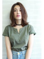 モードケイズ 西宮(MODE K's) かきあげヘア/大人かわいい/小顔/斜めバング/アシンメトリー