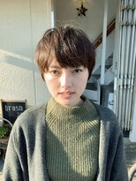 ブラッシュ(brush) brush 森田祐輔 ナチュラルライン 無造作ショート