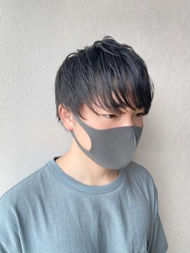 ラフ バイ マグ 南松本(R.A.F. by Mag) 爽やかメンズ☆無造作ツーブロックマッシュナチュラル黒髪