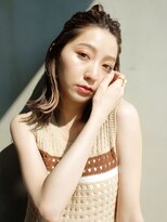 アイティーバイアルバム 松戸店(IT by ALBUM)&nbsp;お団子アレンジ_カーキグレージュマッシュショート_38048