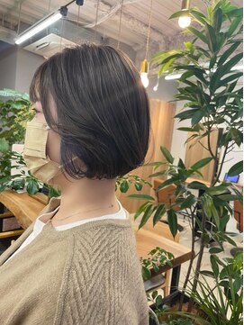 ユートラクト 守口竜田通り店(U-tract) 【U-tract 】韓国風ミニボブ-アディクシーカラー-