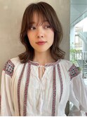 ミディアム 顔まわりレイヤー 20代30代40代50代