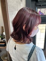 オールバイオー(Owl by oOo)&nbsp;上質ワインレッド外ハネボブ