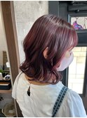 上質ワインレッド外ハネボブ