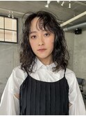 ロングパーマ/パーマ/ミディアムパーマ/大きめカールパーマ