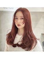顔周りからつくるレイヤースタイル【髪質改善ストレート】
