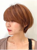 30代40代大人女性/前髪ありショートボブ/ショートヘア/髪質改善